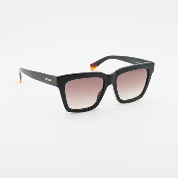 Missoni MIS 0132/S 0807 HA Sunglasses Black Square Frame, Brown Lenses
